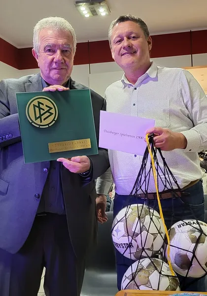 Hoher Besuch vor der JHV beim DSV 1900