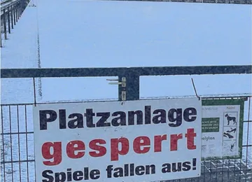 Die Platzanlage ist wieder frei