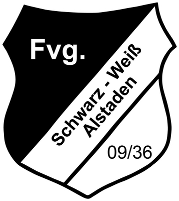 Schwarz-Weiß Alstaden Logo